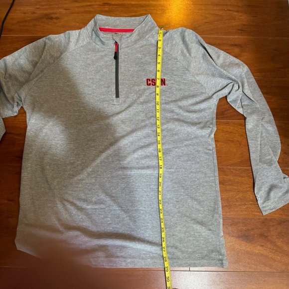 Champion CSUN Cal State Univ Northridge Athletic 1/4 Zip Long Sleeved Top L - Picture 11 of 14